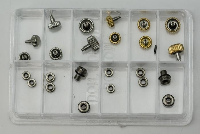 Set Crowns Tubes Gaskets Rolex Assortment Steel & Gold Plated Twinlock Daytona